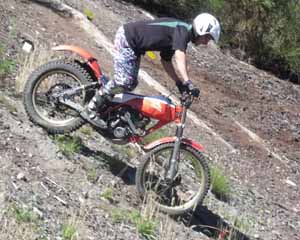 Classic Trials, Graham Slee. Honda TLR200